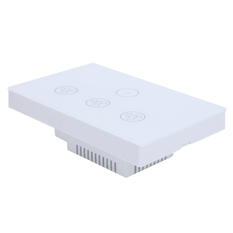 Smart WiFi Air Fan Lamp Touch Switch Voice Control Compatible