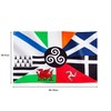 Runesol Celtic Nations Flag, 91x152cm, 3ft x 5ft, 4 Grommets,
