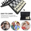 Chess Game - 32cm Chess Board Set-Black and Whit Pieces