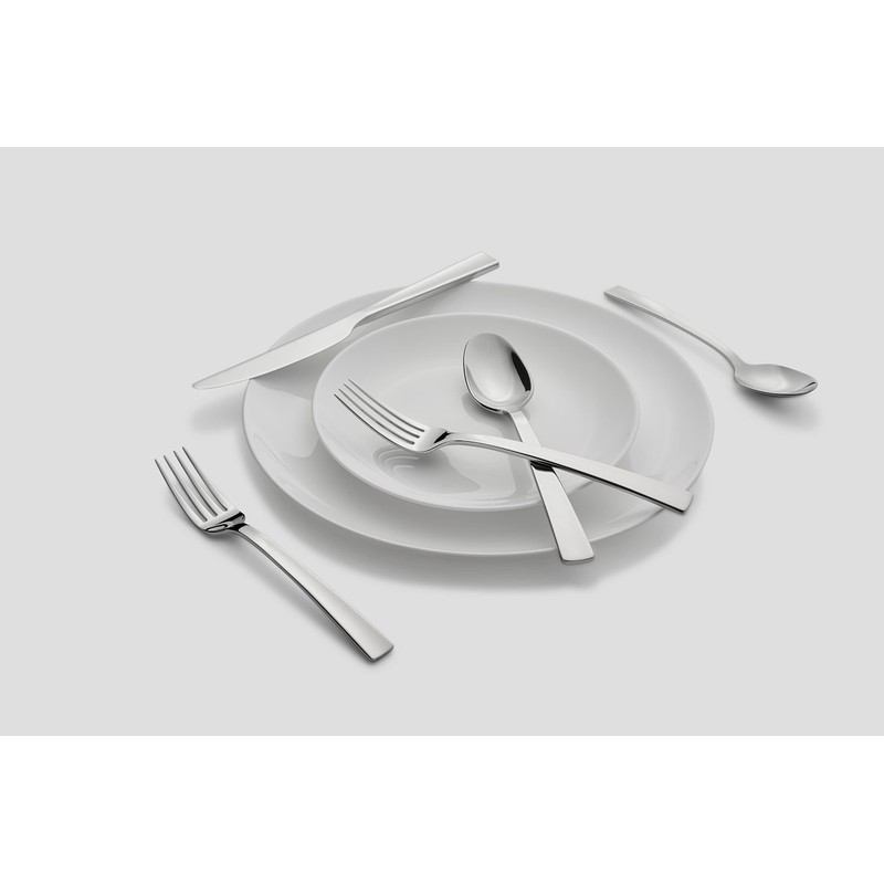 Cambridge Mirror Rhyme Satin Handles 20-Piece Flatware Set, Service for