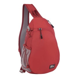 Eddie Bauer Sling Bag | Travel | Everyday Carry | Lightweight | Durable | Ripstop Nylon | 8L, Dark Ruby, One Size