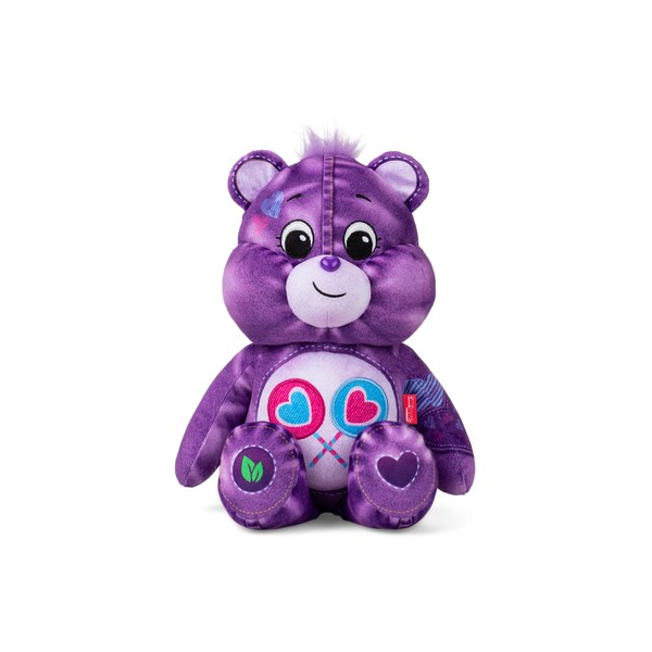 Care Bears 14" Medium Plush - Share Bear - New Denim Design - Soft Huggable Eco Friendly Material!