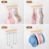 TOPIA HANGER 2 in 1 Belt Tie Hanger for Closet
