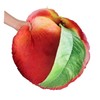 Operitacx Peach Shaped Plush Cushion Novelty Fruit Pillow for Sofa