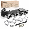 A-Premium Left Engine Exhaust Manifold Kit W/Gasket & Studs &