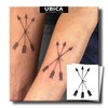 Tattoo Tech, 2 Sheets Small Semi Permanent Tattoo, Lasts 7-15