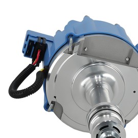 maXpeedingrods HEI Distributor for Ford Cleveland Big Block 351C/351M/400/429/460 1970-1982 Blue, Replacement for 1046013, PE332U
