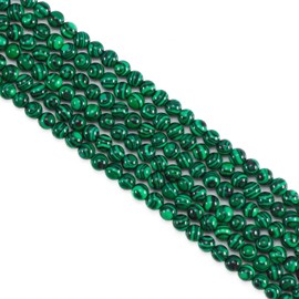 Natural Gemstone Beads for Jewellery Making, 8 mm Polished Round Smooth Stone Beads, Real Stone Beads for Bracelet Making