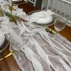 EH Linen Cheesecloth Gauze Table Runner,Wedding Decor Arch Draping,Gauze Event
