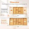 Lifewit Expandable Utensil Organizer for Kitchen Drawer, Adjustable Cooking Silverware