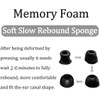 BLLQ Memory Foam Ear Tips Compatible with Galaxy Buds 2