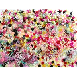 Summer-Ray 1100pcs Assorted Color with 11 Designs Acrylic Pearl Embellishment Value Pack 1