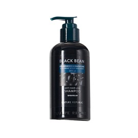 Nature Republic Black Bean Hair Loss Relief Shampoo 300ml 1 pc / 네이처리퍼블릭 블랙빈 탈모증상 완화 샴푸 300ml 1개 1개