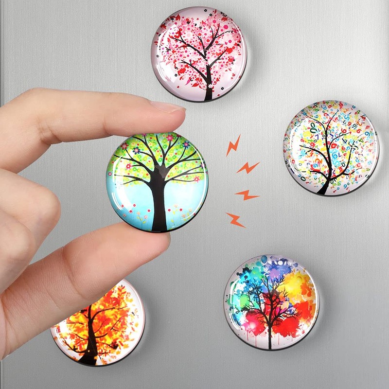 OOTSR Decorative Fridge Magnets Tree of Life Refrigerator Magnets Office