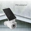 Solar Powered Fake Security Camera with Light IP65 Waterproof Simulated