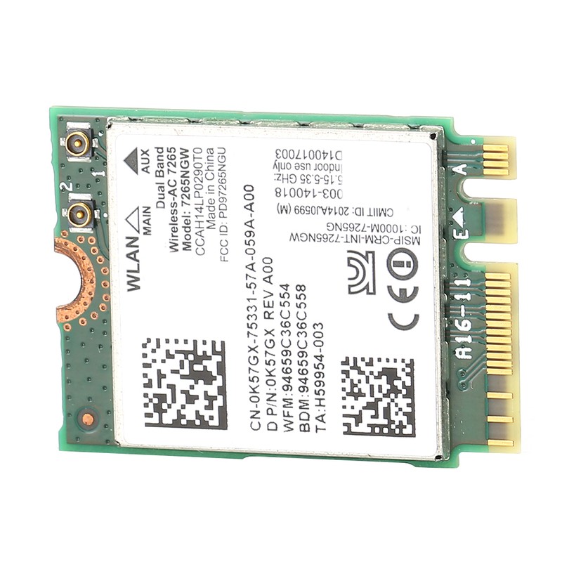 Wireless Network Card Dual Frequency for Intel AC7265 Wifi for