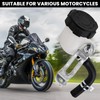 Motorcycle Brake Fluid Reservoir Master Cylinder Fluid Tank Reservoir With