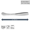 c|h|g Frühstücksmesser aus rostfreiem Edelstahl, ca. 23,0 cm lang