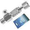 ENET 1/8" Air Adjustment Adaptor Valve Coupling Airbrush Disconnect Quick