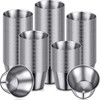 300 Pcs Metal Sauce Cups Individual Salsa Cups Metal Ramekins