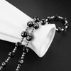HZMAN Pant Chains for Women Biker Billiard No.8 Ball Beaded