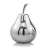 Modern Day Accents Peral Polished Pear, Silver, Fruit, Tabletop, Transitional,
