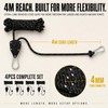 Rope Ratchet Tie Downs, 4mm x 4m Heavy Duty Adjustable