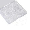 KAKULO Earring Backs 1200 PCS Clear Ear Back Pads for