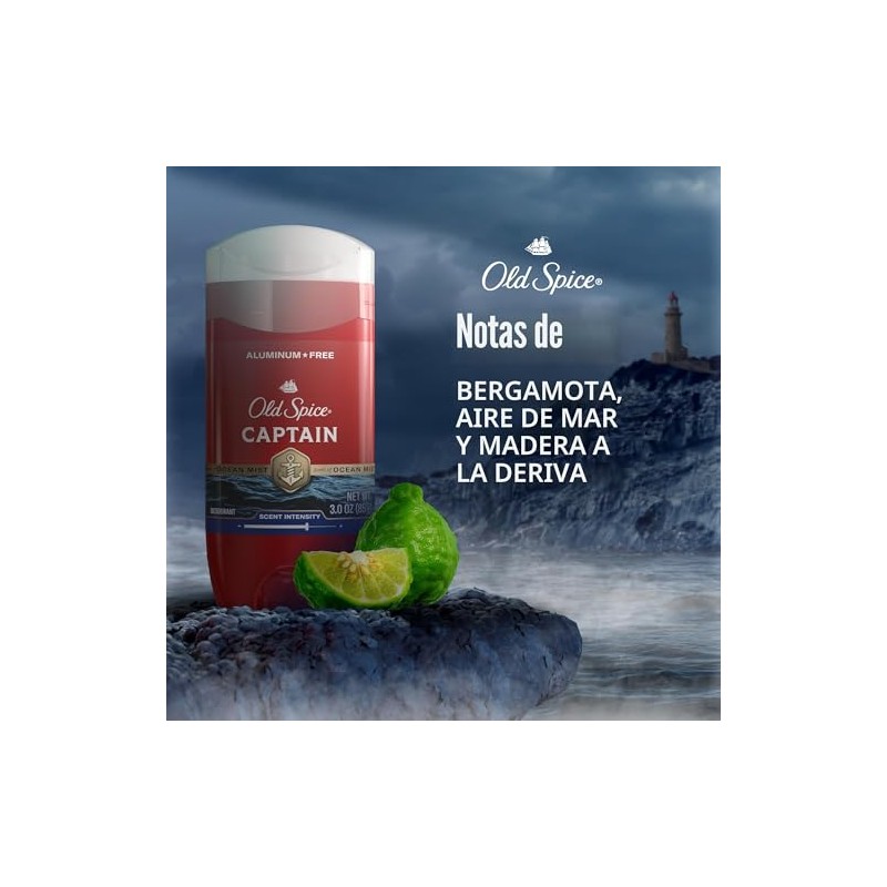 Old Spice Desodorante Aluminio Hombres Protección Contra Olores Frescura Aroma