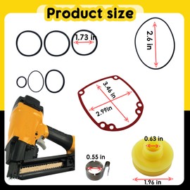 MCN-RK Rebuild Kit Compatible with Bostitch MCN150 MCN250 Nailer Gun Replacement Parts Overhaul Kit|include 7Pcs O-Rings