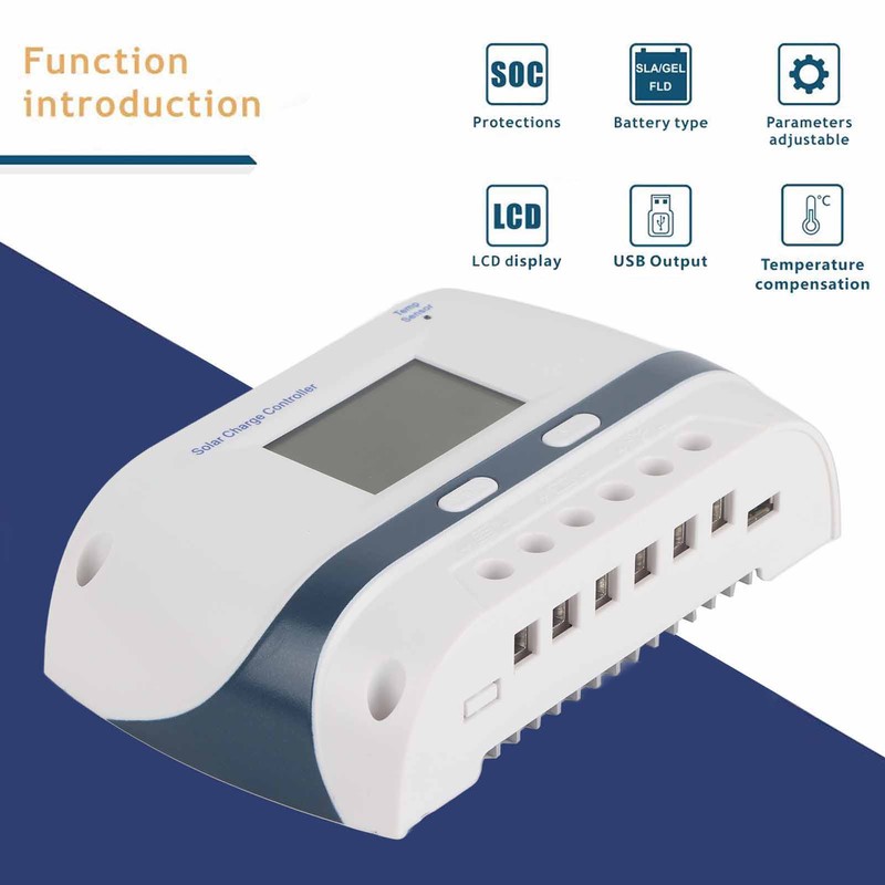 PWM Solar Charge Controller 50A 12V 24V 48V PWM Solar