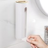 IWNTWY Cotton Pad Holder, Wall Mounted Cotton Rounds Holder Dispenser