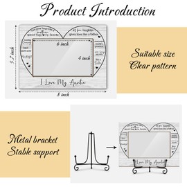 Auntie Picture Frame, Wooden Picture Frame For Aunt Women, Picture Gifts For Birthday Thanksgiving Retirement Holiday From Niece Nephew, 4X6 Photo Frame With Stand -10