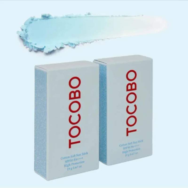 Kit 2pzs Tocobo Cotton Soft Sun Stick Spf50 Protector Solar