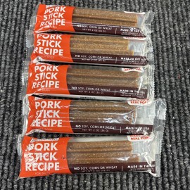 PŪR LUV 5pk Bark Box Pur Luv Large PORK Stick 2oz each  Grain Free Dog Chew Treat