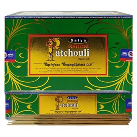 Natural Patchouli Incense Sticks and Incense Stick Holder Bundle Insence Insense Satya Incense