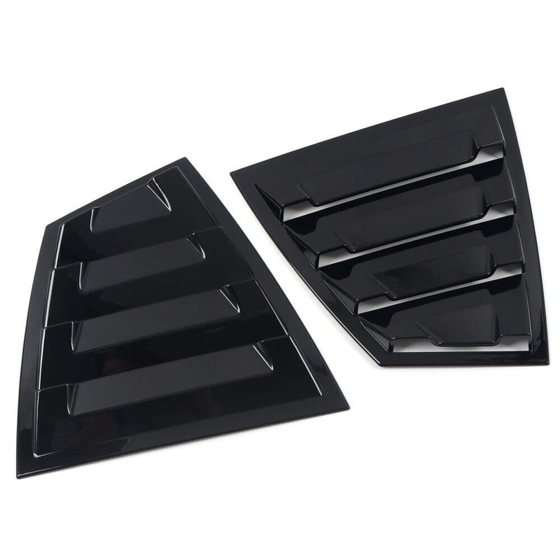 Acdeyaca Rear Side Window Louvers Compatible with Subaru WRX STi
