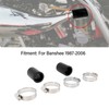 2Pcs 1in High Temp Pipe Clamps Connector Sturdy Exhaust Pipe