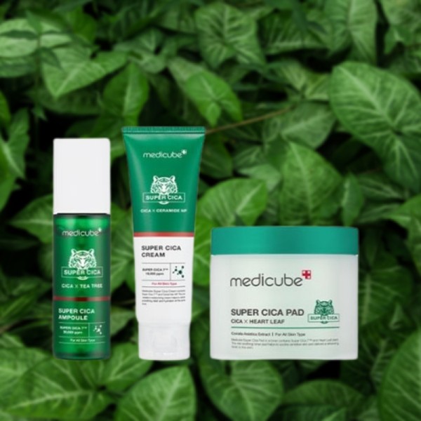 Medicube Exosome Cica 3-piece Calming Pad Ampoule Cream for Sensitive