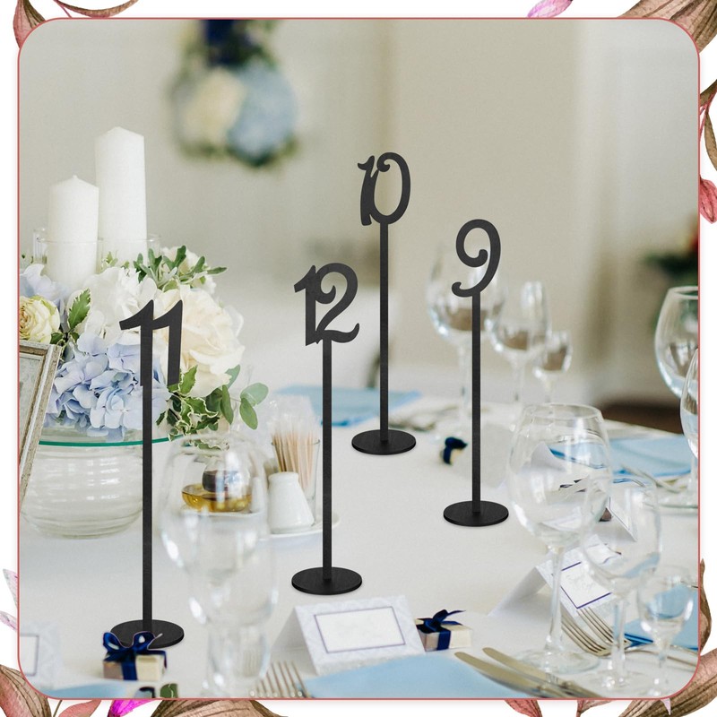 30 Pcs Table Numbers Wedding 1-30 Table Numbers Wood Table