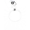 Illuzien Solid White PRO Barber Cape, Hair Cut Cape, Water-Resistant