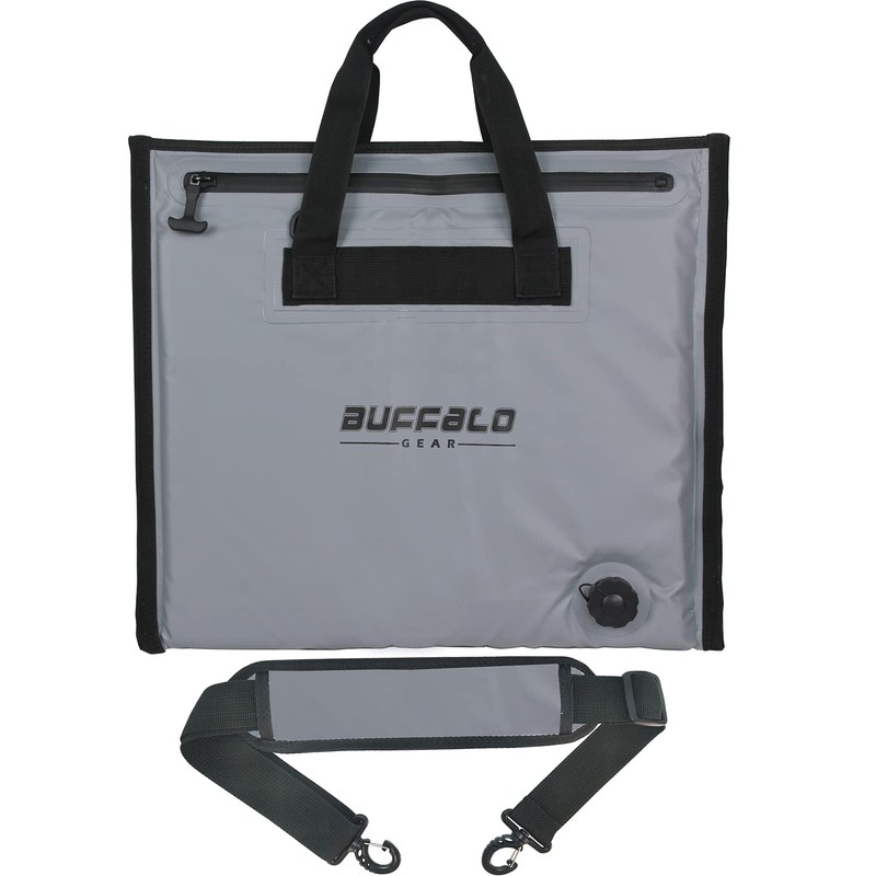 Buffalo Gear Insulated Fish Cooler - 20x18in Waterproof Fish Bait