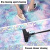 PAGISOFE Cute Kawaii Purple Rainbow Rug for Girls Bedroom, 5x8
