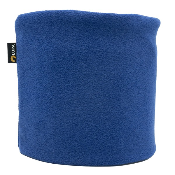 LUPA Kids Handmade Double Layer Fleece Neck Warmer Canadian, blue,