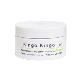 kingo Kingo Body Cream Soap, 7.1 oz (200 g), Body Scrub, Clay Facial Cleansing, Exfoliating Care, Transparent, Dark Heads, Sensitive Skin, Dry Skin, Additive-Free, Body Care