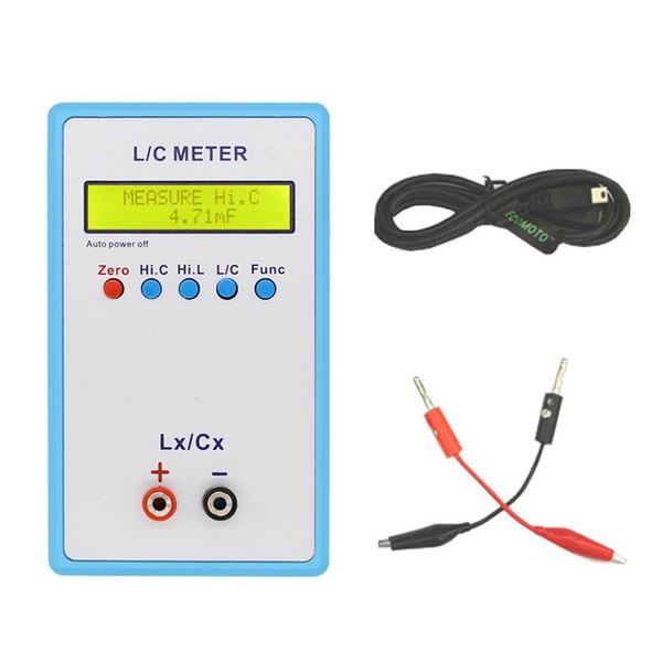 Inductor Capacitor Tester, High Precision Handheld LC Meter, Inductive Capacitance