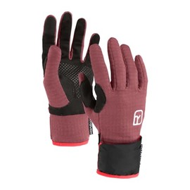 ORTOVOX Fleece Grid Cover Glove W - Lightweight, Warm Fleece Glove with Windproof Cover for Ski Touring - Purple - Women - L