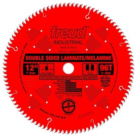 Freud LU97R012: 12" x 96T Double Sided Laminate/Melamine Blade