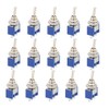 CESFONJER 15pcs SPDT Mini Micro Toggle Switch, On/On 3 Pin
