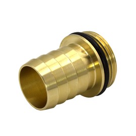 VARIOSAN Hose Nozzle 14214, 3/4 Inch Male x 3/4 Inch Nozzle, Brass, O-Ring